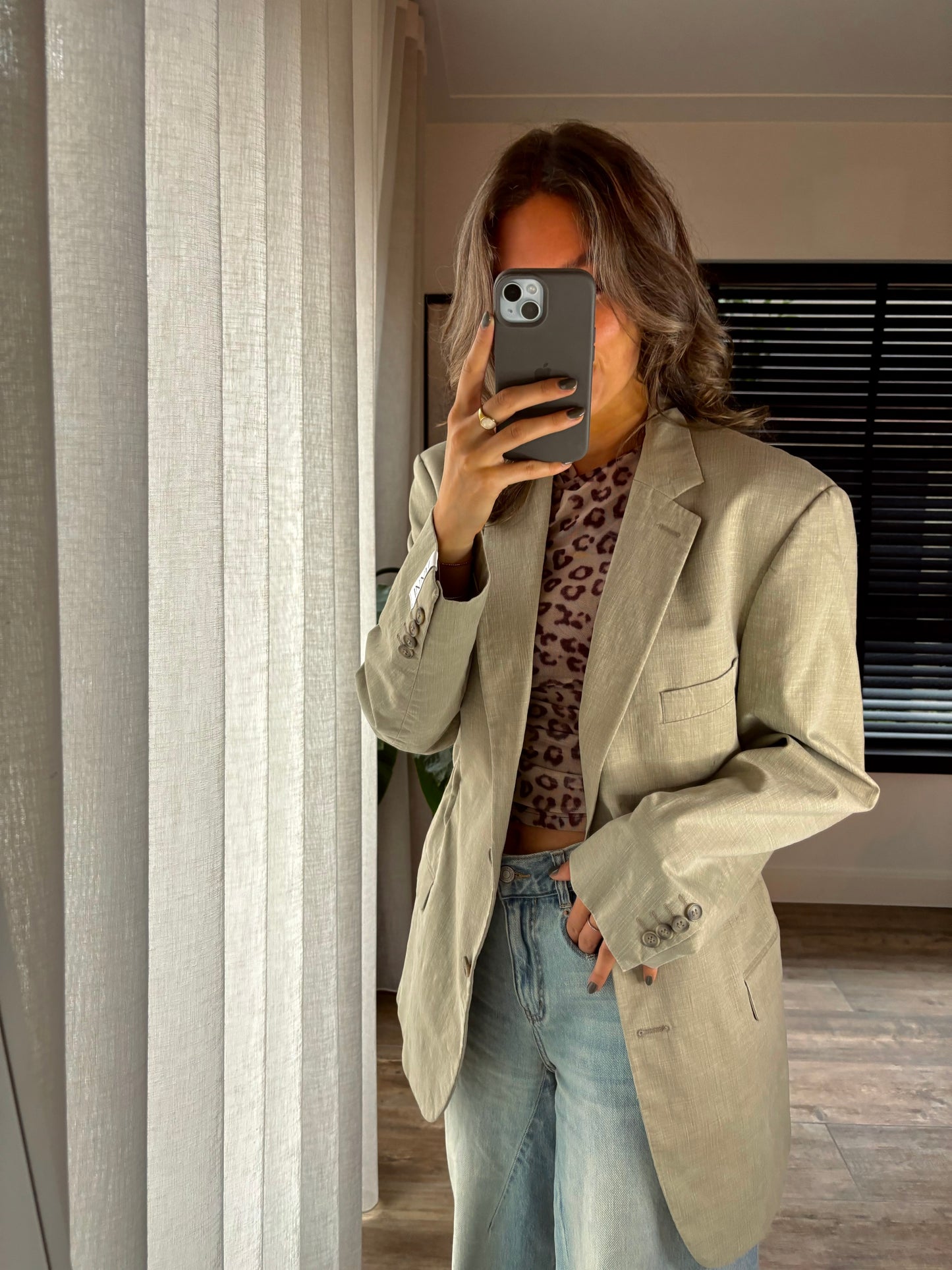 JANNI Blazer - Light Brown