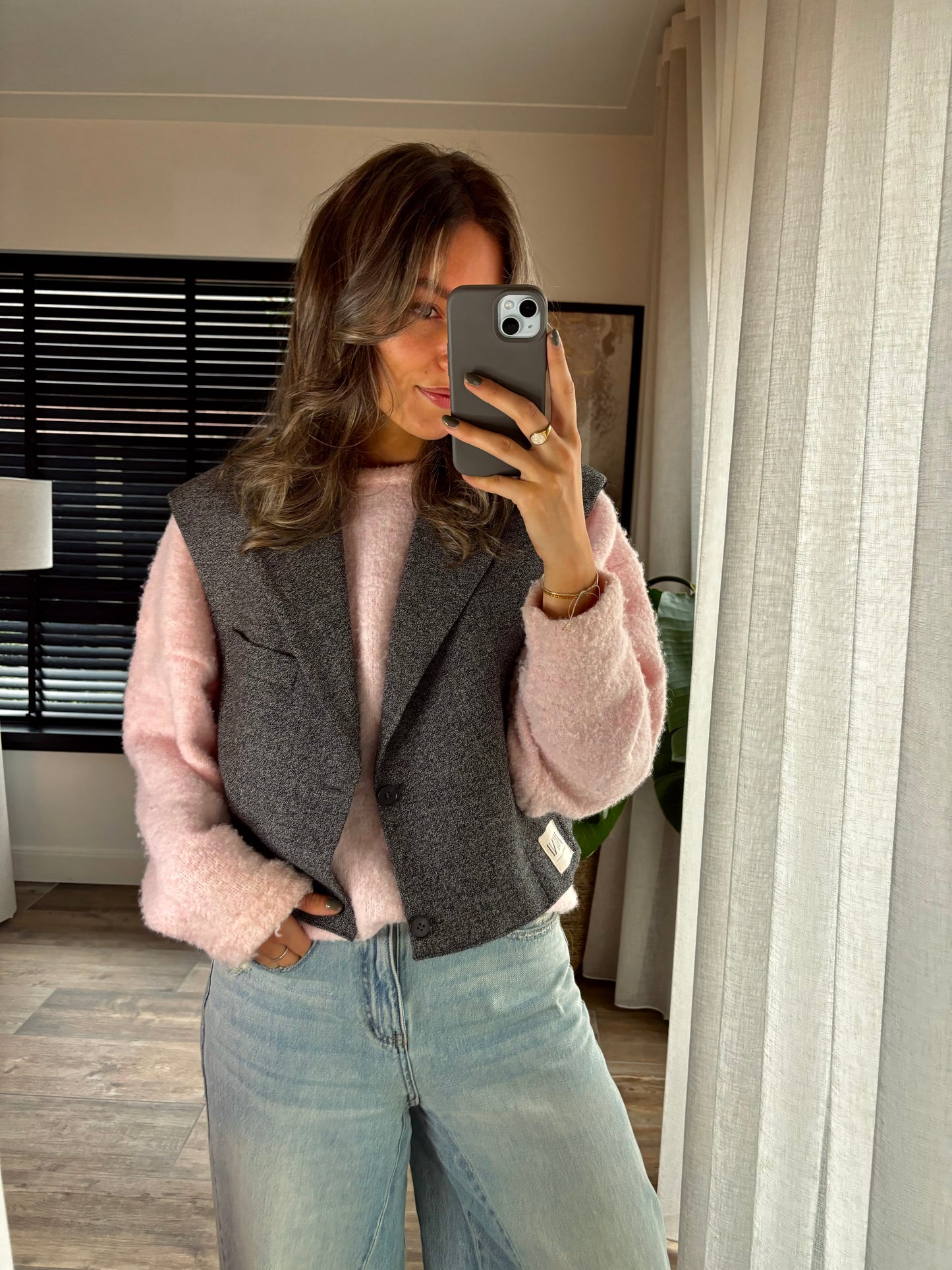 JANNI Gilet - Grey