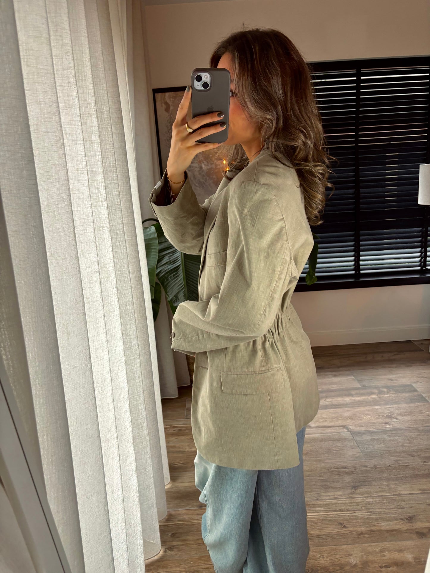 JANNI Blazer - Light Brown