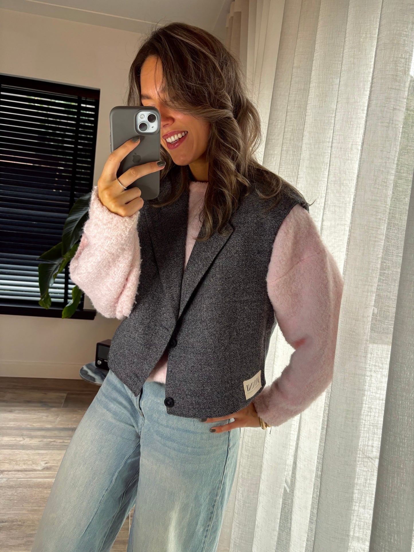 JANNI Gilet - Grey